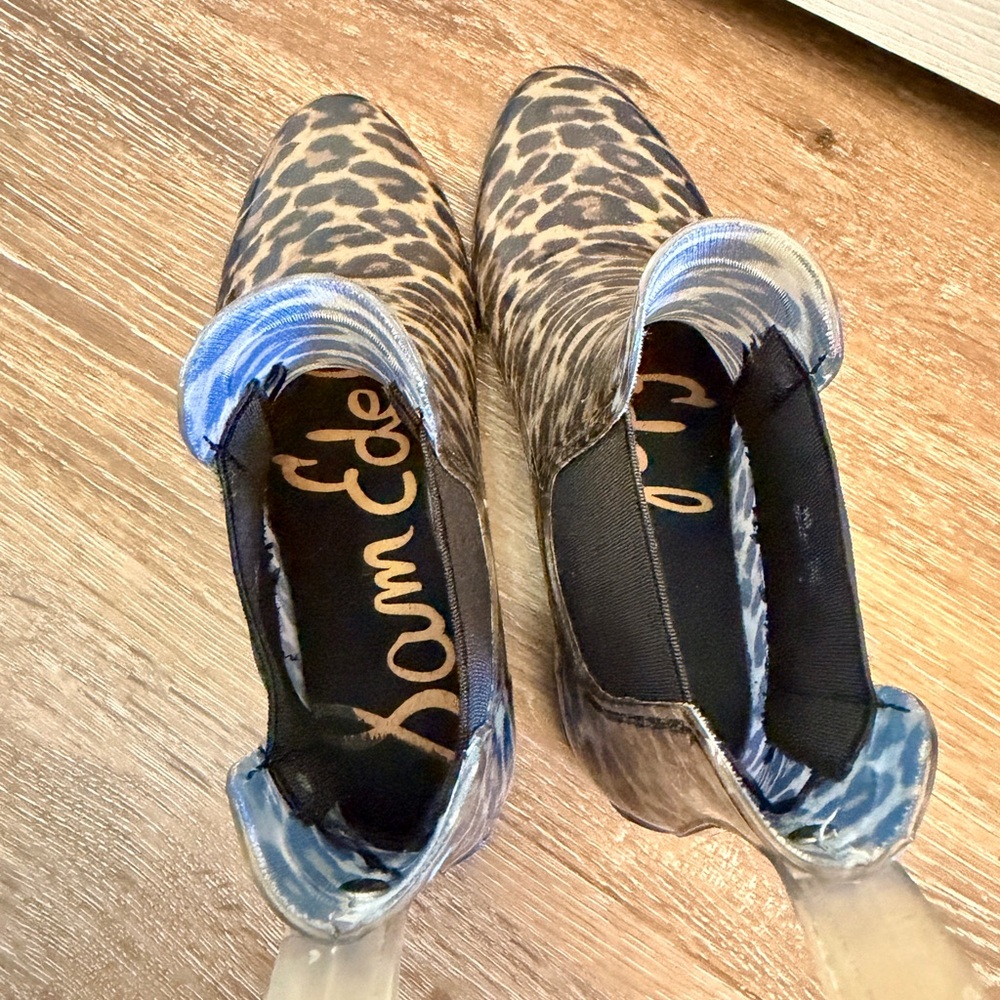 Sam Edelman Tinsley Rain Boots in Leopard, Women’s Size 8 - Picture 4 of 6